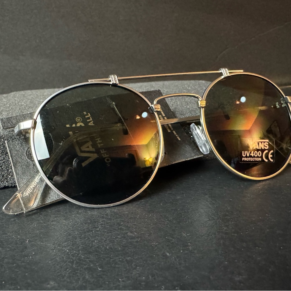 Vans Round Sunglasses with Silver Frame